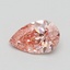 0.70 Ct. Fancy Intense Pink Pear Lab Grown Diamond