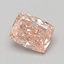 2.09 Ct. Fancy Vivid Pink Cushion Lab Grown Diamond