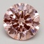 2.51 Ct. Fancy Intense Pink Round Lab Grown Diamond