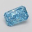 3.51 Ct. Fancy Vivid Blue Radiant Lab Grown Diamond