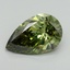 5.13 Ct. Fancy Vivid Green Pear Lab Grown Diamond