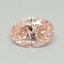 0.50 Ct. Fancy Vivid Pink Oval Lab Grown Diamond