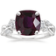 18K White Gold Willow Three Stone Diamond Ring (1/3 ct. tw.), smalltop view