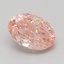 1.09 Ct. Fancy Vivid Pink Oval Lab Grown Diamond