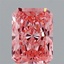 2.03 Ct. Fancy Vivid Pink Radiant Lab Grown Diamond