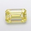 5.00 Ct. Fancy Intense Yellow Emerald Lab Grown Diamond