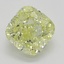 1.12 Ct. Fancy Yellow Cushion Diamond