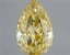 7.08 Ct. Fancy Intense Yellow Pear Lab Grown Diamond