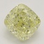 2.01 Ct. Fancy Yellow Cushion Diamond