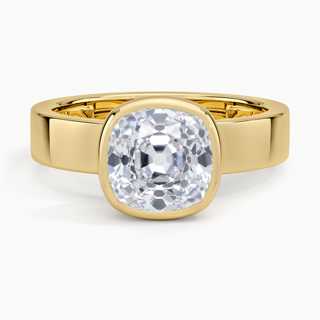 Peyton Bezel Diamond Solitaire Ring