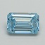 1.02 Ct. Fancy Vivid Blue Emerald Lab Grown Diamond
