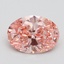 2.02 Ct. Fancy Intense Pink Oval Lab Grown Diamond