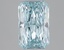 0.41 Ct. Fancy Intense Bluish Green Radiant Lab Grown Diamond