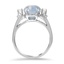 The Jennica Ring, smalltop view on a hand