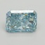 1.59 Ct. Fancy Intense Blue Radiant Lab Grown Diamond