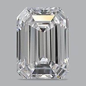Emerald diamond — real photo