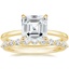 18K Yellow Gold Lumiere Diamond Ring with Marseille Diamond Ring (1/3 ct. tw.)