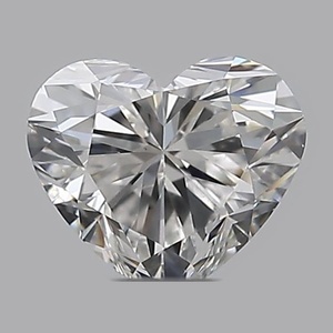 Heart diamond — real photo