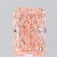 2.86 Ct. Fancy Intense  Pink Radiant Lab Grown Diamond