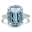 Edwardian Aquamarine Cocktail Ring