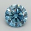 5.02 Ct. Fancy Vivid Blue Round Lab Grown Diamond