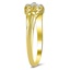 The Rufina Ring, smalltop view on a hand