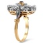 The Macall Ring, smalltop view on a hand