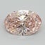 6.02 Ct. Fancy Vivid Pink Oval Lab Grown Diamond