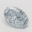 2.32 Ct. Fancy Intense  Blue Oval Lab Grown Diamond