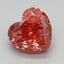 1.62 Ct. Fancy Vivid Pink Heart Lab Grown Diamond