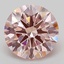 3.03 Ct. Fancy Intense Pink Round Lab Grown Diamond
