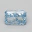 5.05 Ct. Fancy Vivid Blue Radiant Lab Grown Diamond
