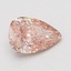 0.91 Ct. Fancy Vivid Pink Pear Lab Grown Diamond
