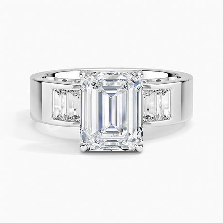 18K White Gold Peyton 5mm Channel-Set Diamond Ring