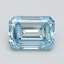 5.05 Ct. Fancy Intense Blue Emerald Lab Grown Diamond