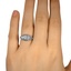 The Aiken Ring, smallzoomed in top view on a hand