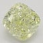 2.19 Ct. Fancy Light Yellow Cushion Diamond