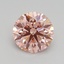 1.60 Ct. Fancy Intense Pink Round Lab Grown Diamond