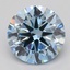1.03 Ct. Fancy Vivid  Blue Round Lab Grown Diamond