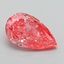 1.06 Ct. Fancy Vivid Pink Pear Lab Grown Diamond