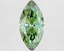 1.99 Ct. Fancy Vivid Green Marquise Lab Grown Diamond