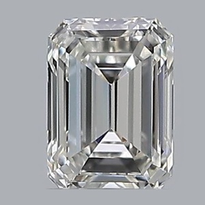 Emerald diamond — real photo