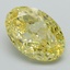 6.00 Ct. Fancy Intense Yellow Oval Lab Grown Diamond