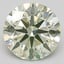 2.36 Ct. Light Yellowish Green Round Lab Grown Diamond