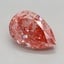 2.20 Ct. Fancy Vivid Pink Pear Lab Grown Diamond
