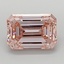 3.04 Ct. Fancy Intense Pink Emerald Lab Grown Diamond