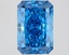 2.43 Ct. Fancy Vivid Blue Radiant Lab Grown Diamond