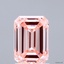 2.04 Ct. Fancy Intense  Pink Emerald Lab Grown Diamond