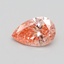 0.51 Ct. Fancy Intense Pink Pear Lab Grown Diamond
