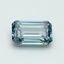 1.00 Ct. Fancy Intense Greenish Blue Emerald Lab Grown Diamond